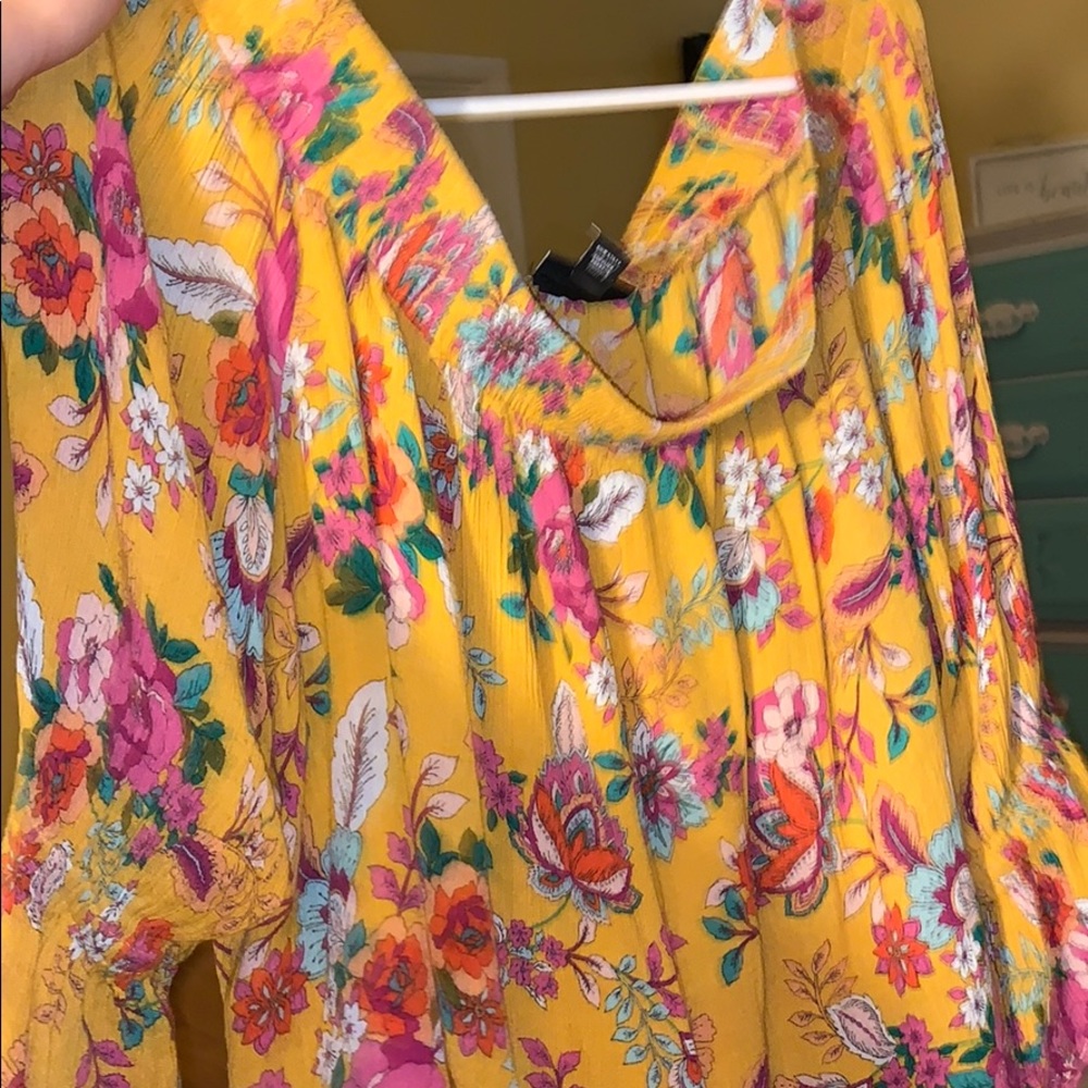 flowery beach shirt